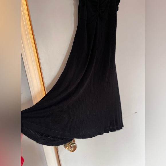 ‼️5 for $25 / ALYA Black Dress‎ Ruffle Sleeves XXS - Picture 4 of 10
